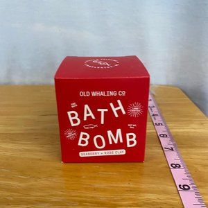 Old Whaling Co Seaberry + Rose Clay Bath Bomb